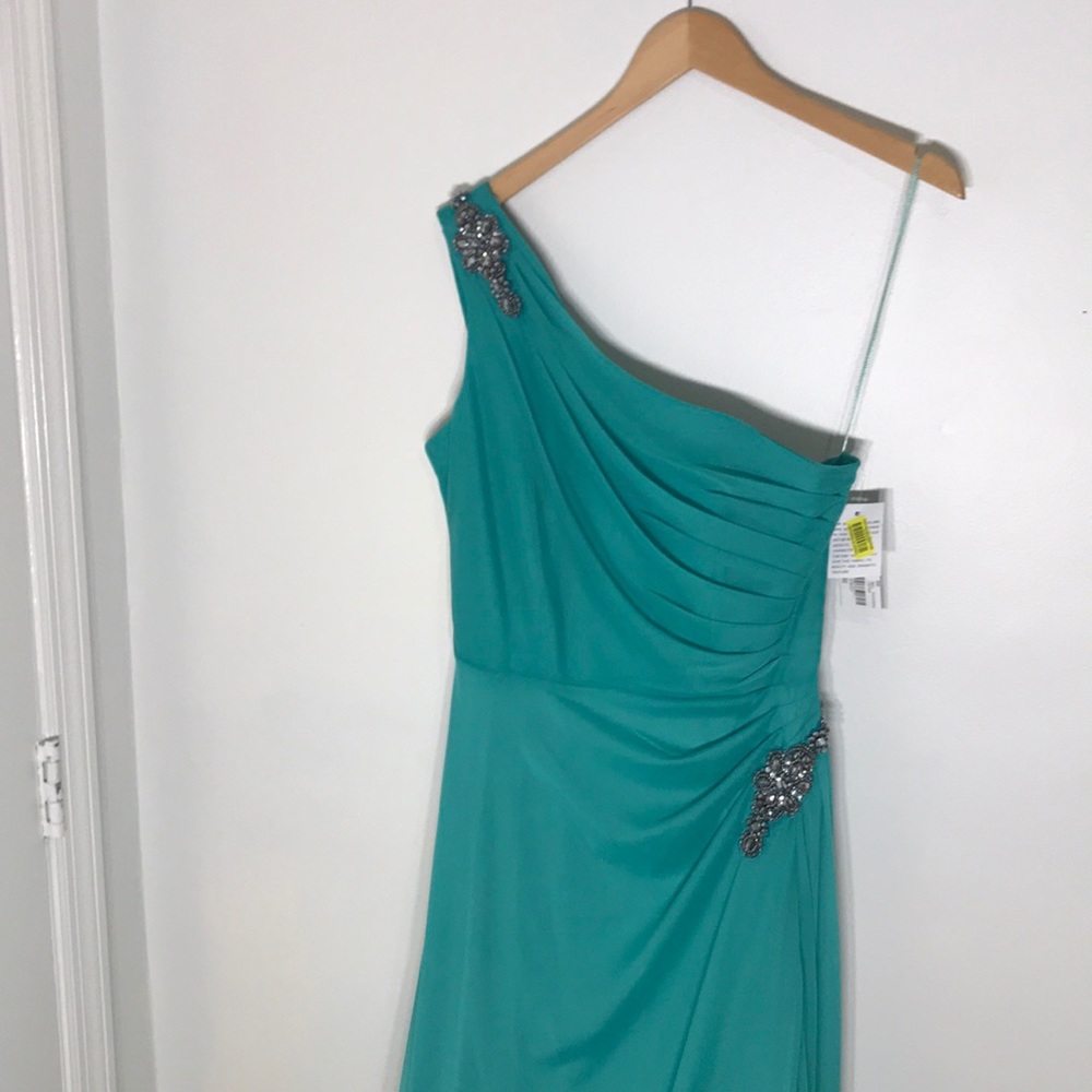 Long Mint Julep Evening Gown